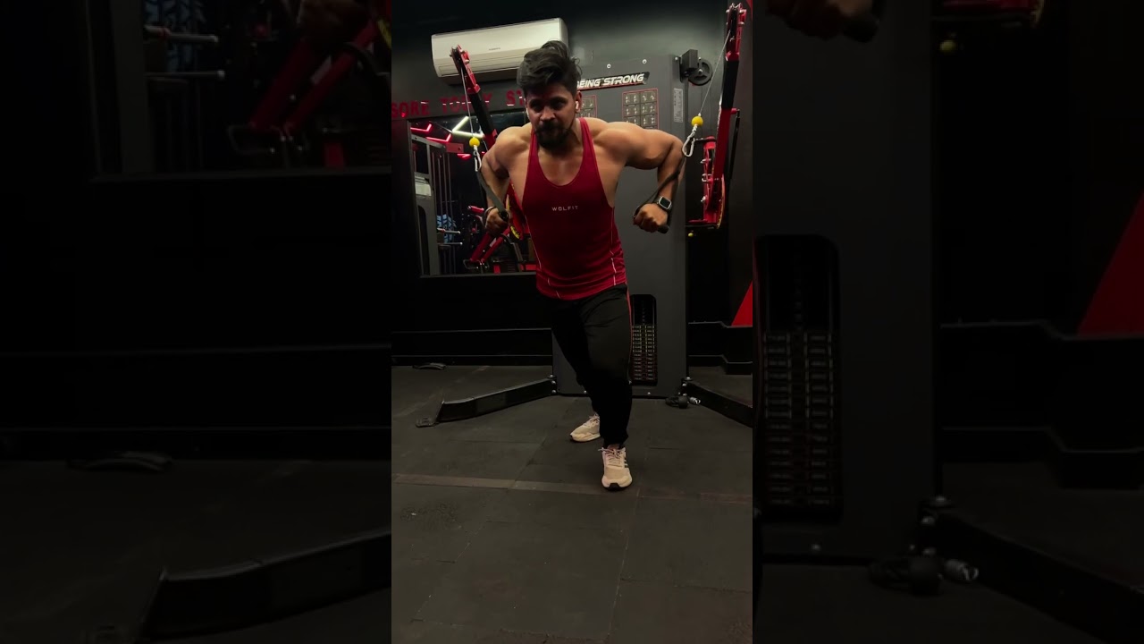 Cable decline press (lower chest press )