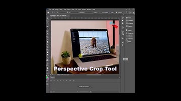 Perspective Crop Tool in Photoshop #shorts