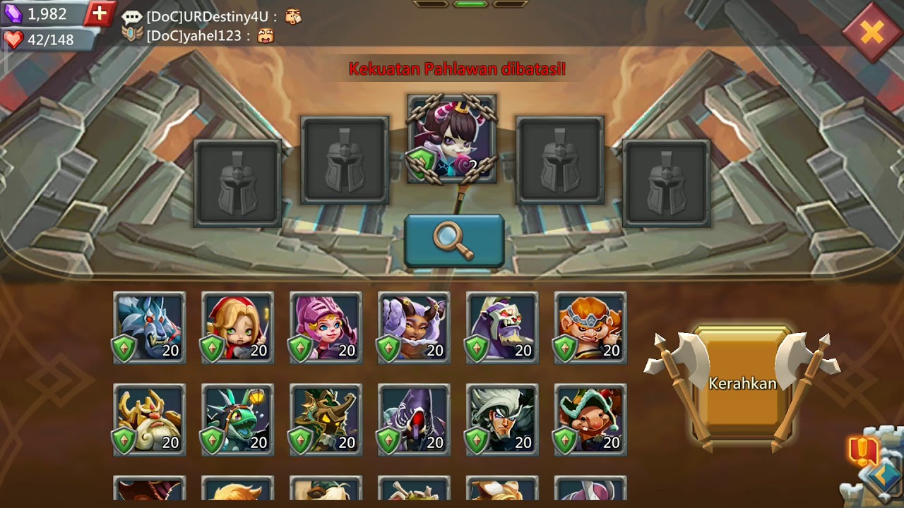 Lords Mobile Limited Challenge Beatrix Stage 1