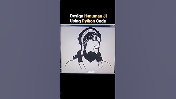 Hanuman ji draw with python code