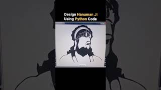 Hanuman ji draw with python code