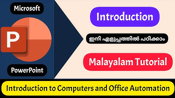 MS Powerpoint |Introduction | Malayalam