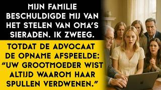 Toen de advocaat de laptop aanzette, begreep ik — oma had haar eigen plan