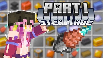 Modern Industrialization Mod Full Walkthrough v 2.2.27 (Part 1/3) STEAM AGE