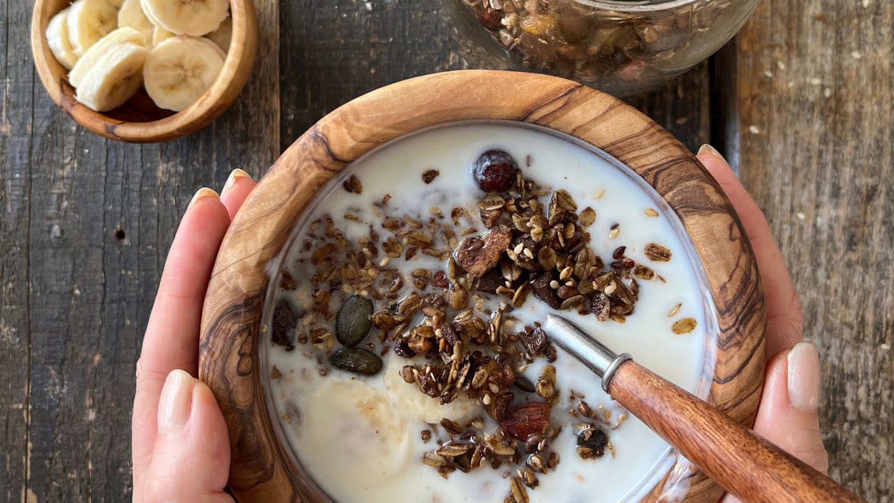 Granola s proteini in brez sladkorja YouTube