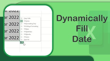 Dynamically Fill Date In Excel - Excel Tips and Tricks