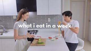 cooking for my korean boyfriend 🍜 EASY korean meals (what i eat in a week)
