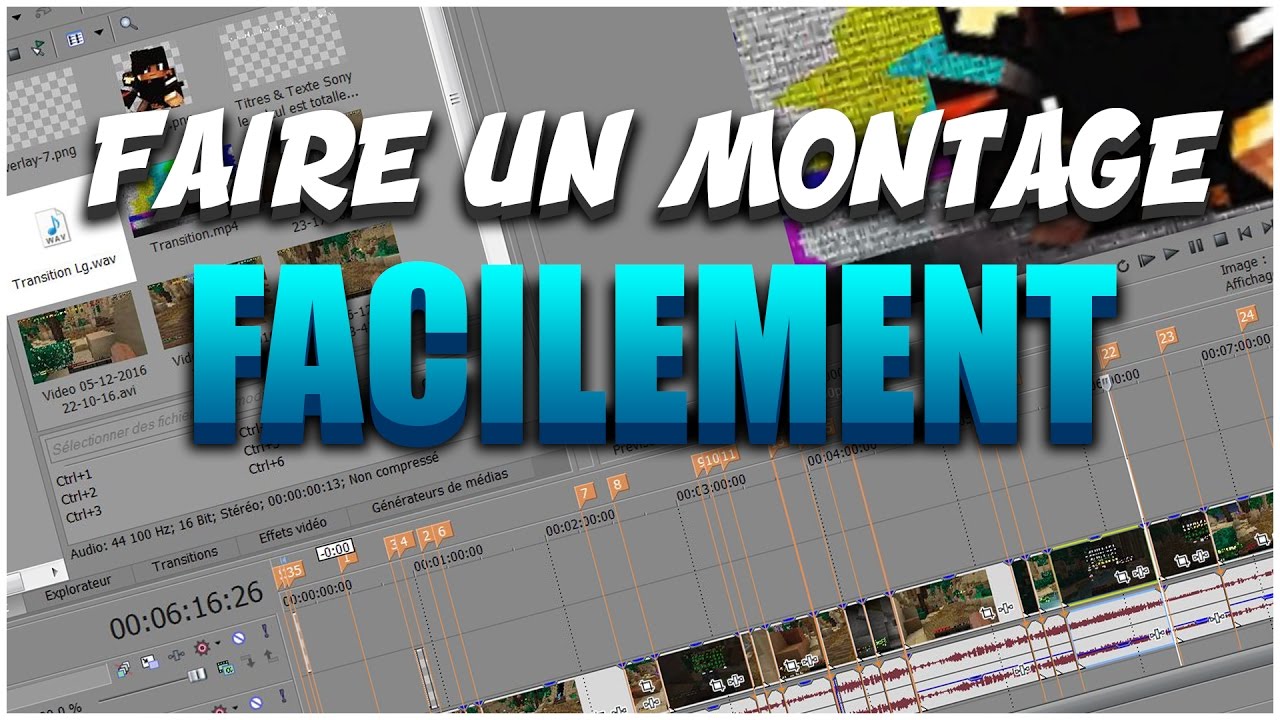 FAIRE UN MONTAGE MINECRAFT FACILEMENT ?! - YouTube