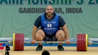 261kg World Record Weighing 199kg Bodyweight! | +110kg Asian Championships