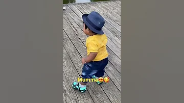 Baby saying mama❤️ so cute😘💞|| Cute baby says mommy💕 #shorts #views  #mom #trending