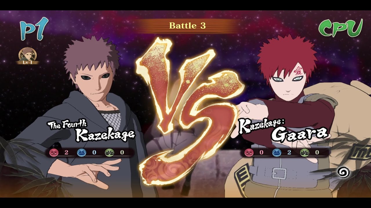 The Fourth Kazekage vs Kazekage Gaara - Naruto Storm Connections - YouTube