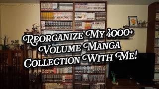 Reorganize My 4000+ Volume Manga Collection With Me!