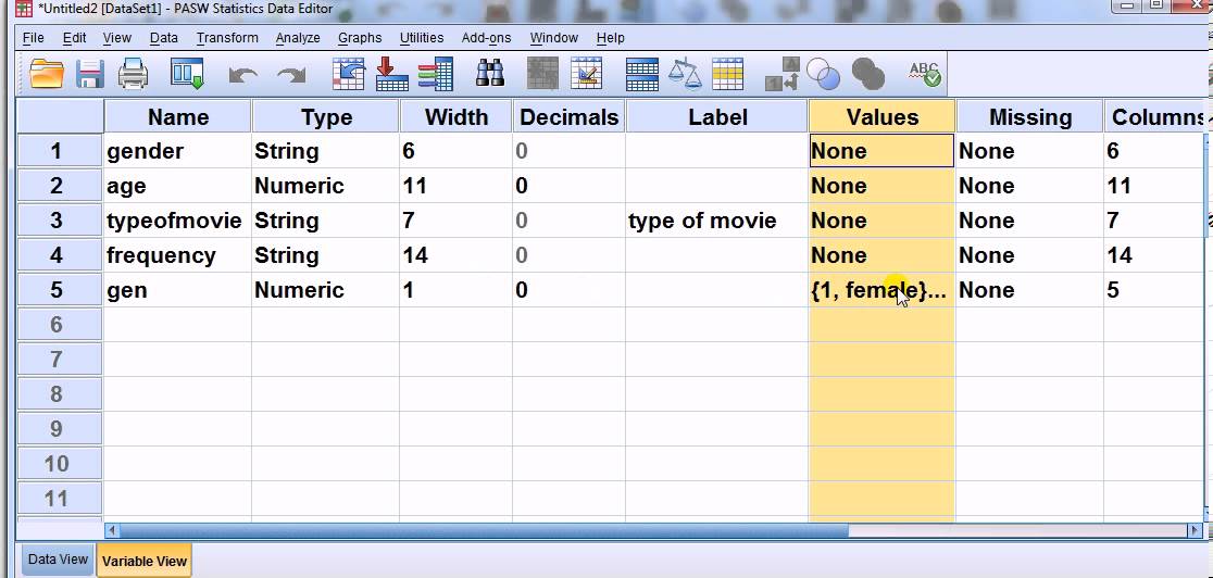 how to enter data into spss on mac