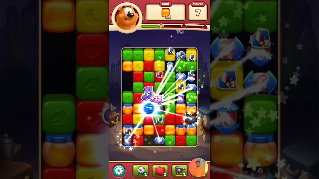 Toon Blast Level 351 Gameplay || Toon Blast Bruno Bear || Gamer Boy Gobinda