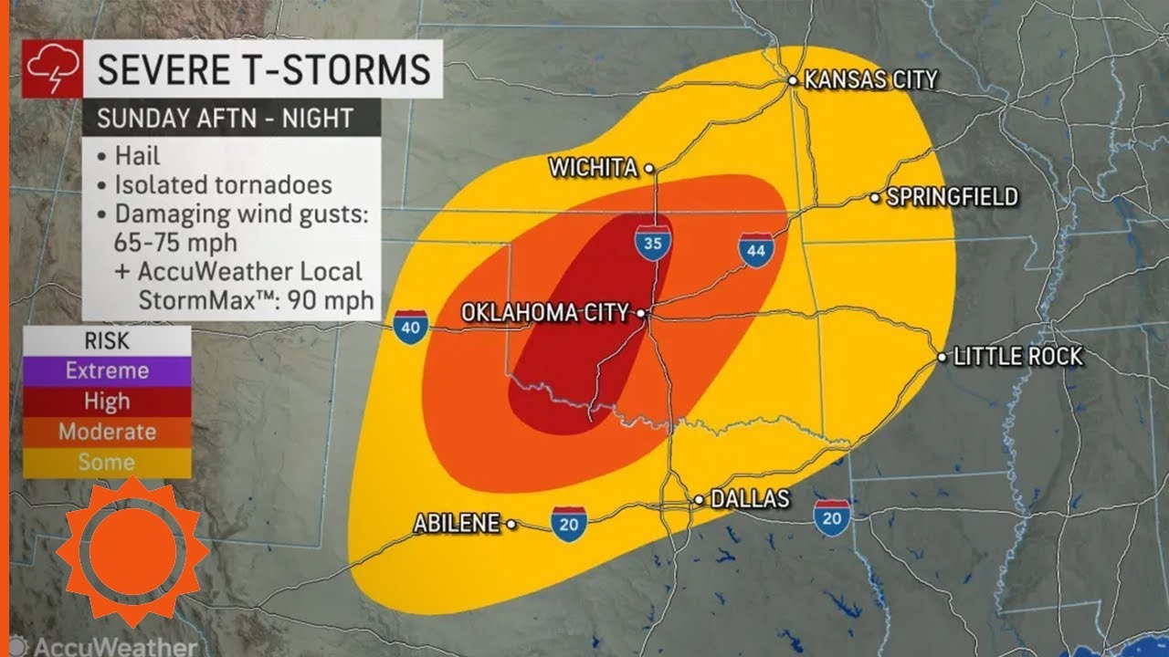 Severe weather takes aim at the South Central states AccuWeather