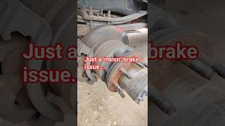 POV: You ignored that 'clunking' sound. 💀#mechanic #shorts #carfail #brakes #closecall #autorepair
