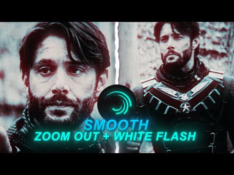 Smooth zoom out + White flash tutorial | Alight motion Tutorial (+Preset)