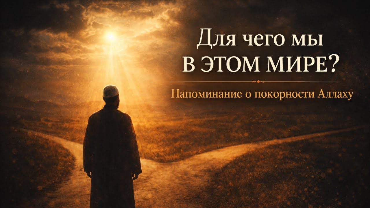 Для чего мы в этом мире? Напоминание о покорности Аллаху ﷻ