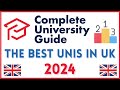 Rankings 2024  complete university guide  list of all universities in uk