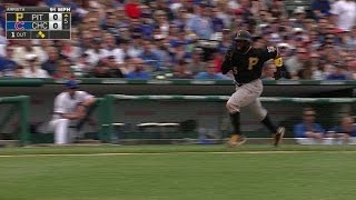 PIT@CHC: Cervelli's RBI single puts Bucs ahead in 5th