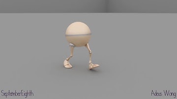 Bouncing balls, walker, bony, ball with tail, pendulum animations (College first animation project)