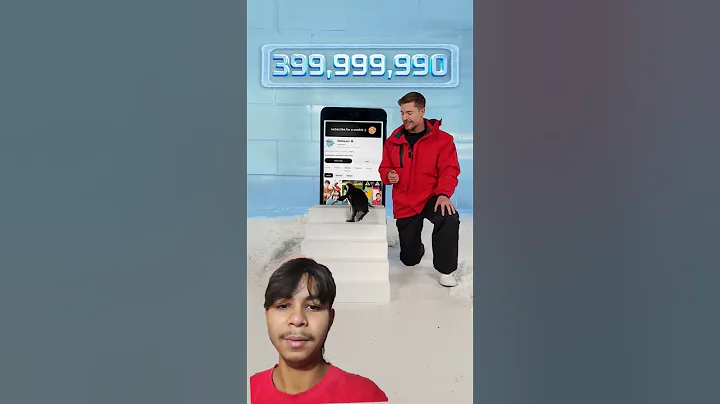 Can I Teach a Penguin To Subscribe? 😱😱📈📈 #shortsfeed #youtubeshorts #mrbeast #youtubecreator