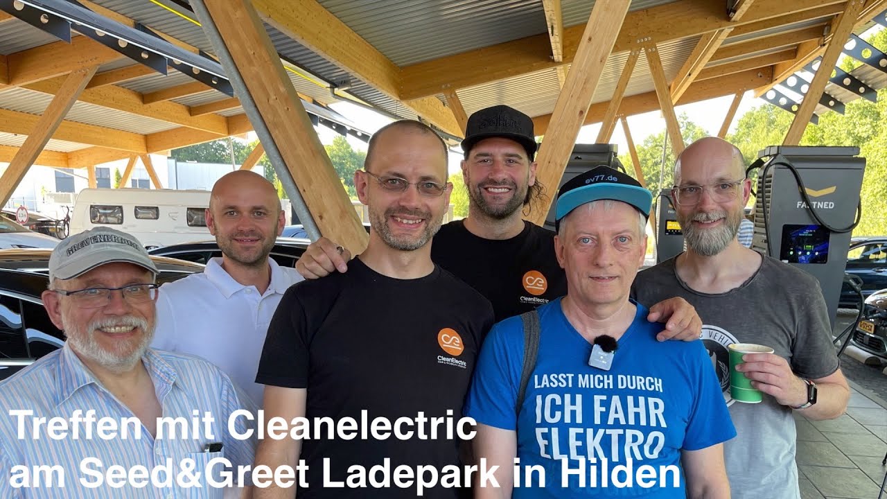 Treffen mit Cleanelectric am Seed&Greet Ladepark in Hilden