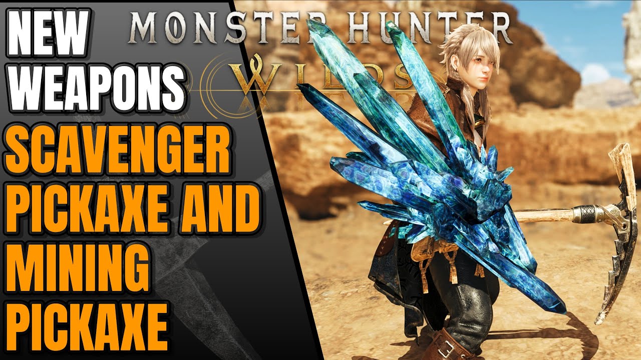 Monster Hunter Wilds | New Weapons Event: Hungry For Ore Mad | Scavenger Pickaxe and Mining Pickaxe
