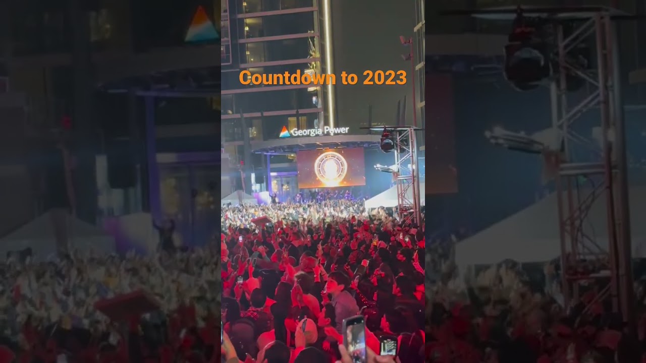 Countdown to 2023. Happy new year from Atlanta.