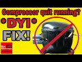 *DIY FRIDGE REPAIR* How to remove and replace compressor starting parts.