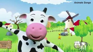 Video thumbnail of "Animals Songs | Farmees Nursery Rhyme For Kids Part1"