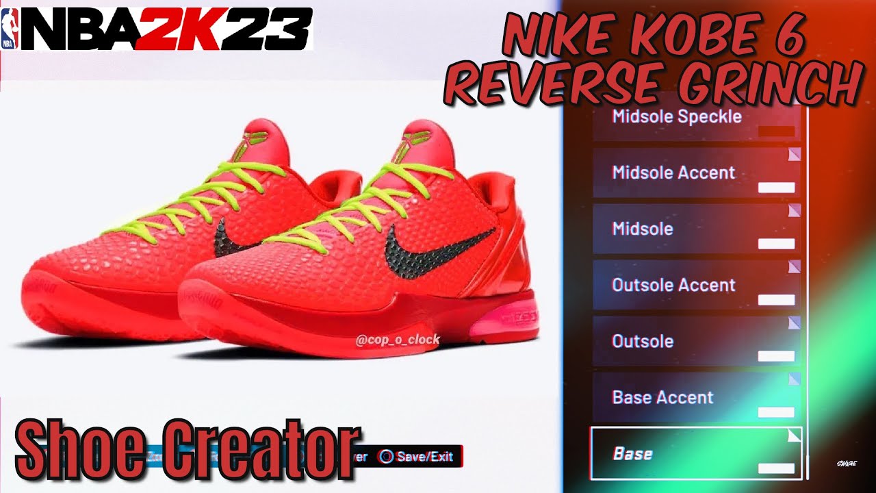 How to create the Kobe 6 grinch on NBA 2K23. #NBA2K23 #kobe