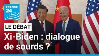 LE DÉBAT - Xi Jinping / J. Biden : dialogue de sourds ? 3h de face-à-face en marge du G20