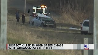 Man dead after police chase on I-40 in Arkansas
