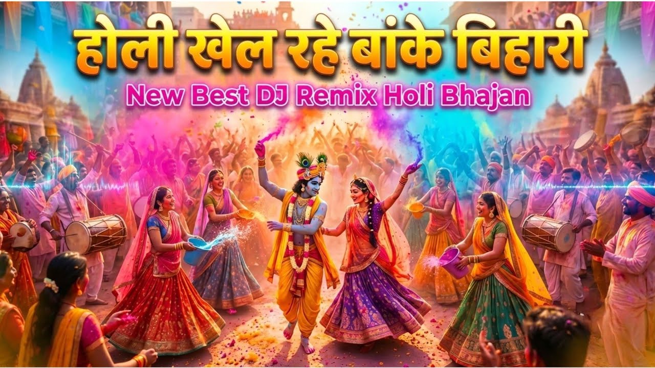 Holi Hai - होली खेल रहे बांके बिहारी | New Holi Special Radha Krishna Bhajan | 2026 Best Holi Song