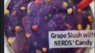 Sonic's grape slushie nerds review Trying Sonic S Grape Nerd Slushy For The First Time
