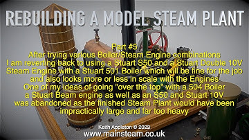 REBUILDING A MODEL STEAM PLANT - PART #5