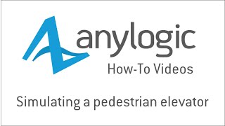 Simulating a pedestrian elevator