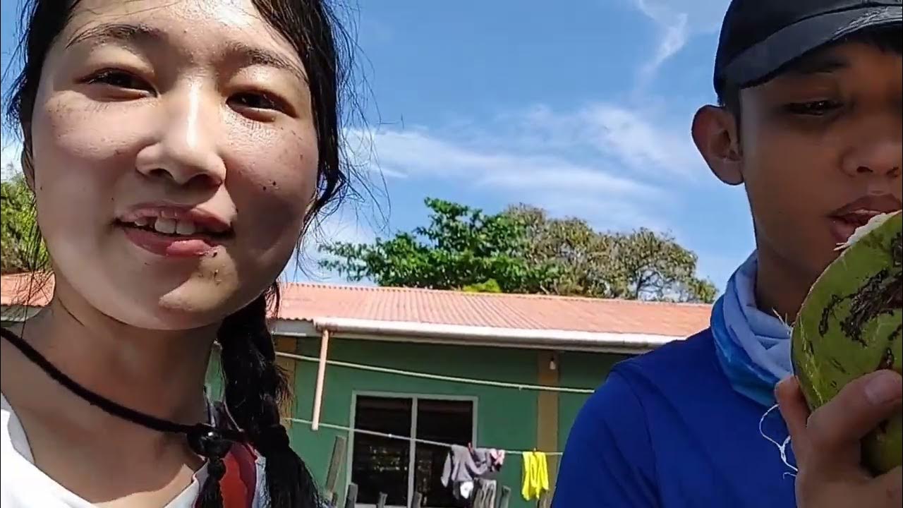 Having Delicious Coconut Juice! YUMMM 😁😁 YouTube