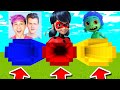 Minecraft PE : DO NOT CHOOSE THE WRONG MYSTERY TUNNEL! (Evil Lankybox, Luca & Ladybug)
