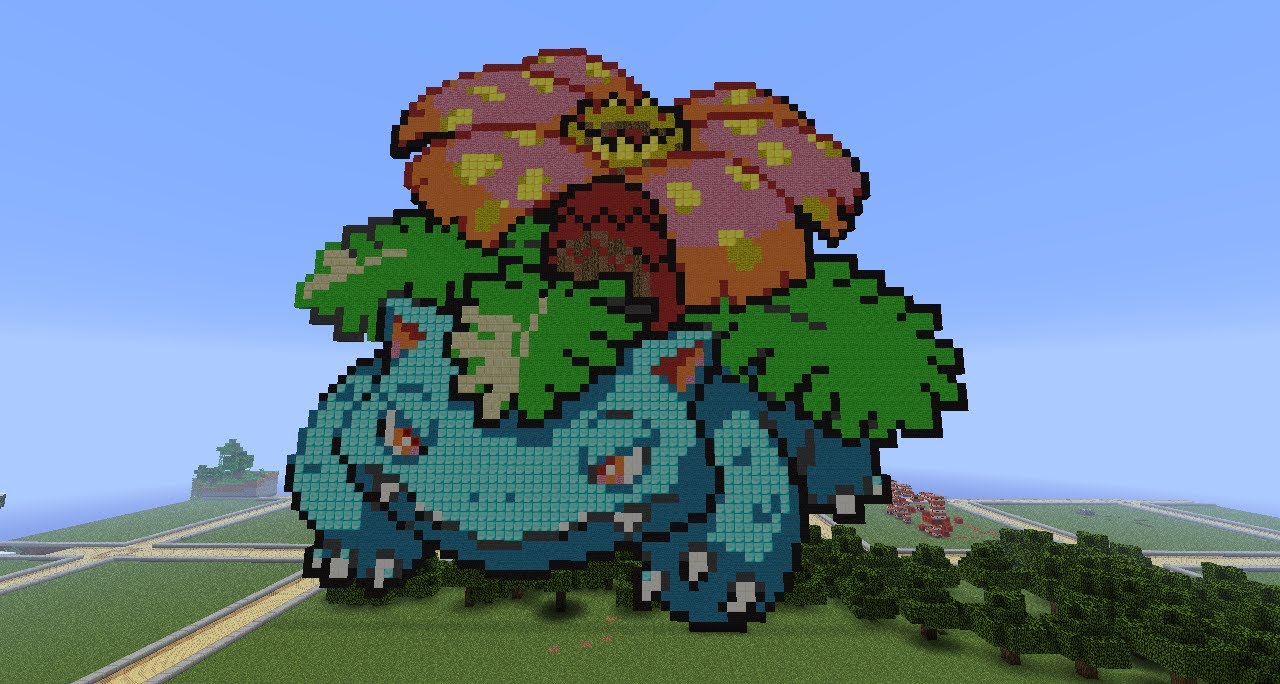 Image is about Mega Venusaur Pixel Art.