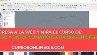 ✅ Análisis en Qgis de la Cuenca Hidrográfica obtenida en Ilwis