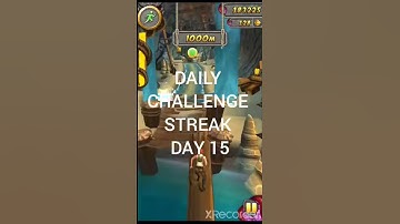 Daily Challenge Streak Day 15 | Temple run 2