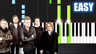 OneRepublic - Counting Stars - EASY Piano Tutorial by PlutaX - Synthesia chords