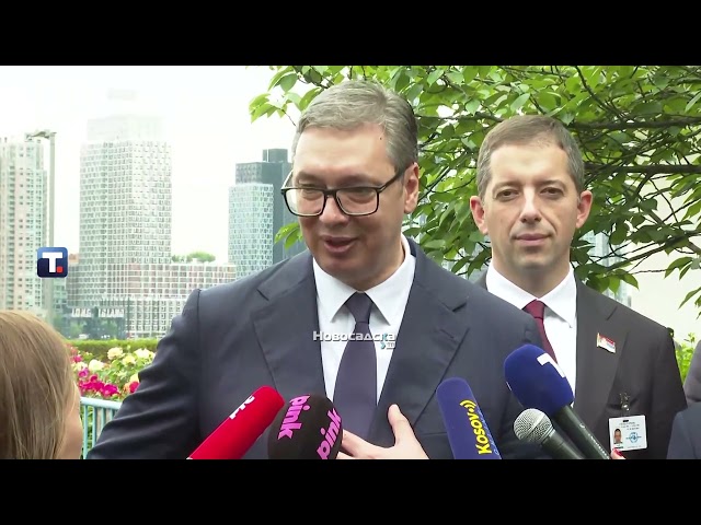Vučić iz Njujorka: Uradili su sve da nas ponize, hvala svima koji su bili uz nas!