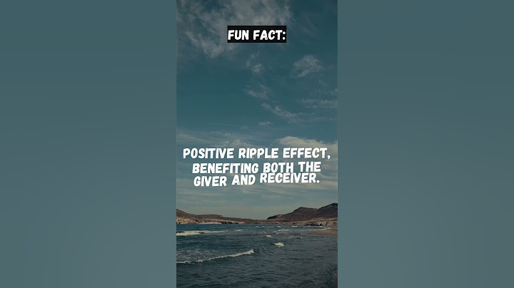 The Ripple Effect How Acts of Kindness Create a Positive Wave of Change