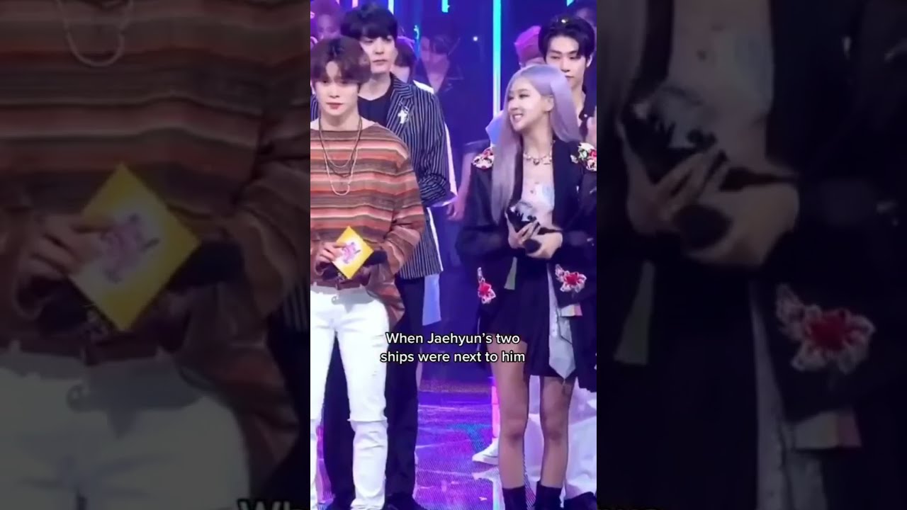 when #jaehyun's two ships were next to him #rosé