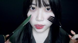 ASMR 여러분들을 맛있게 먹어줄게요 💜 (이팅유 , 낼루미, 뒷부분 노토킹) Eating you, spit painting