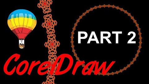 Corel Draw Tips & Tricks COOL Boarder around a CIRCLE Part 2