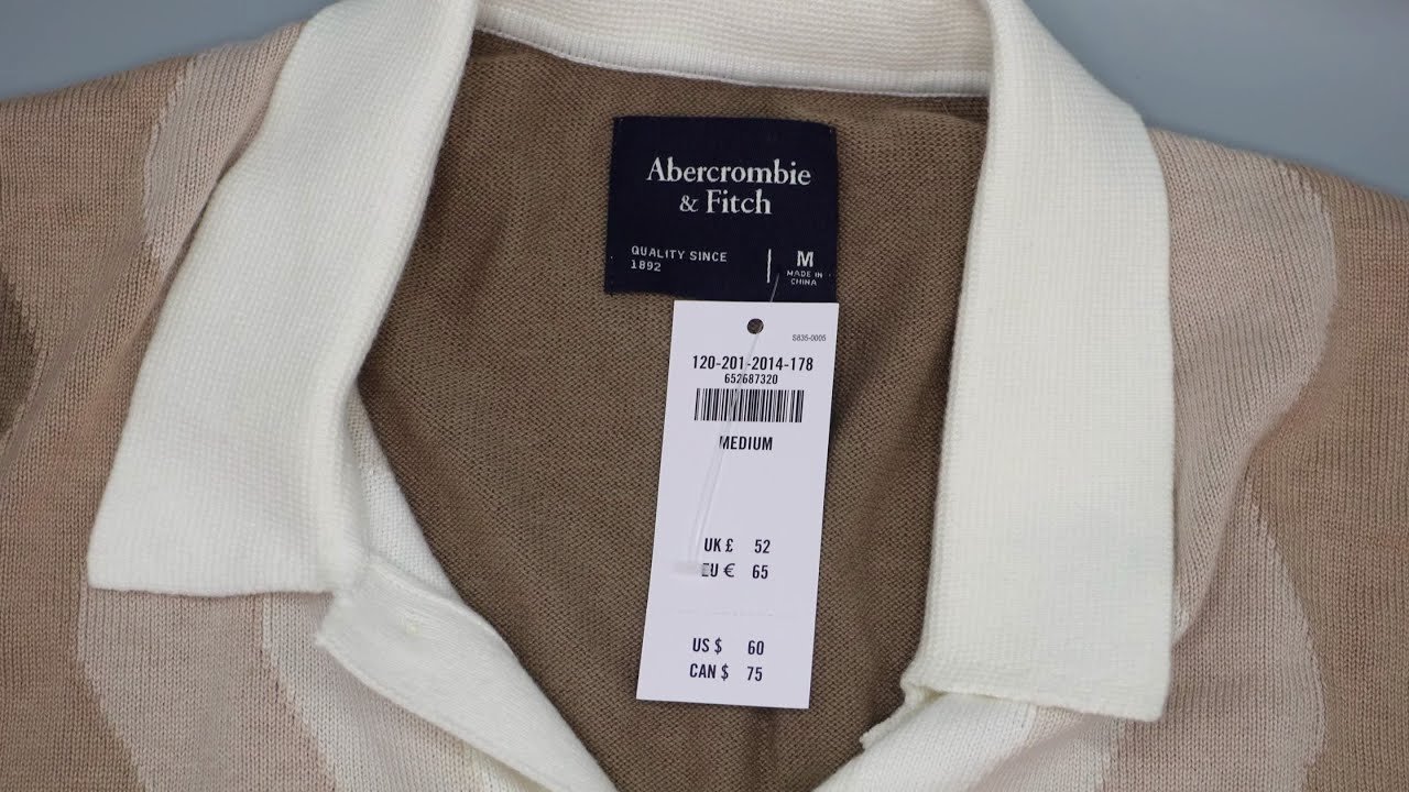 Abercrombie & Fitch Sweater Polos (Review + On Figure) 